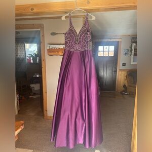 Elegant Purple Prom Dress